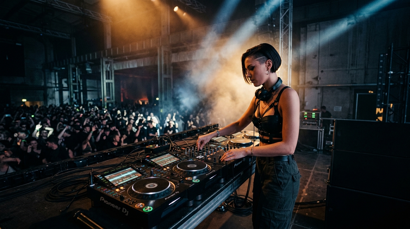 Techno Stage Performance